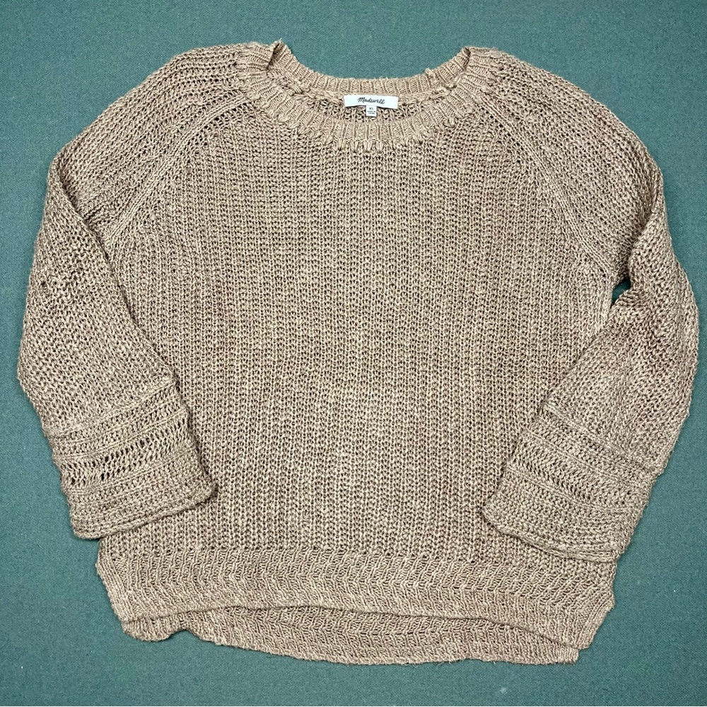 Madewell Chunky Knit Sweater in Tan!